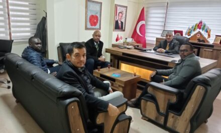 Ruanda Cumhuriyeti Türkiye Ticaret Ataşesi Sn. Lucas J.MURENZI beyi Merkezimizde Misafir ettik